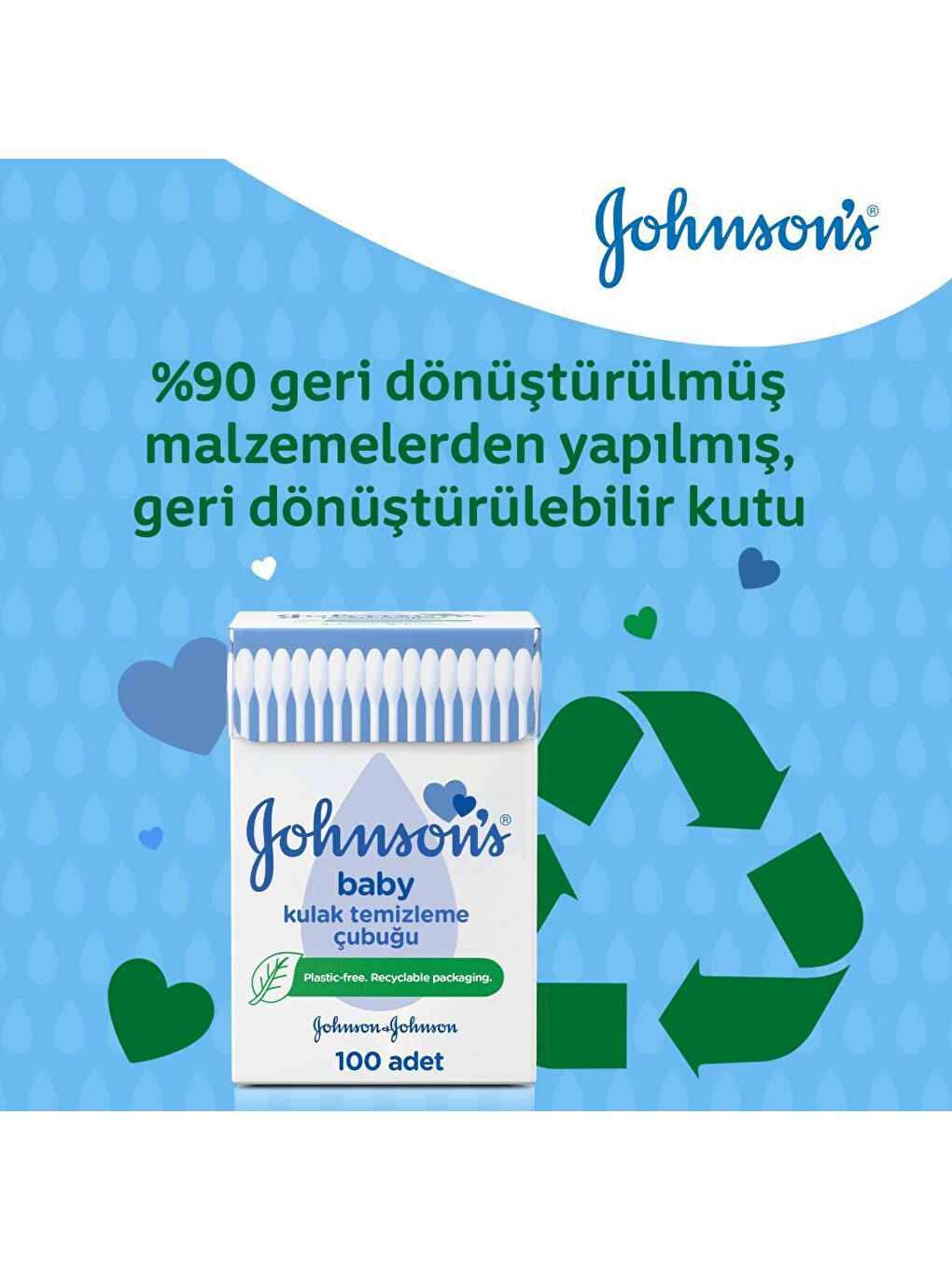 JOHNSON'S Renksiz Johnson’s Kulak Temizleme Çubuğu 100 Ad. - 3