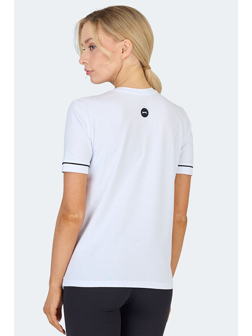 VITYA 3 lü Set Kadın Beyaz - Siyah - Kırmızı Tişört-4