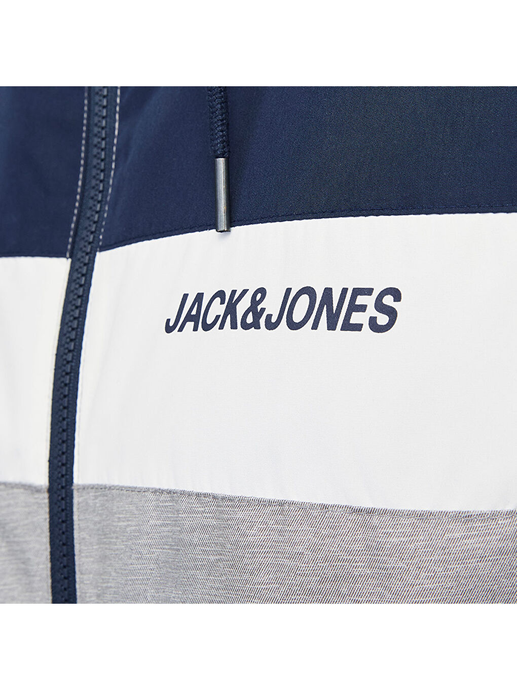 Jack & Jones Karışık Bomber Erkek Lacivert Kapüşonlu Ceket - 2