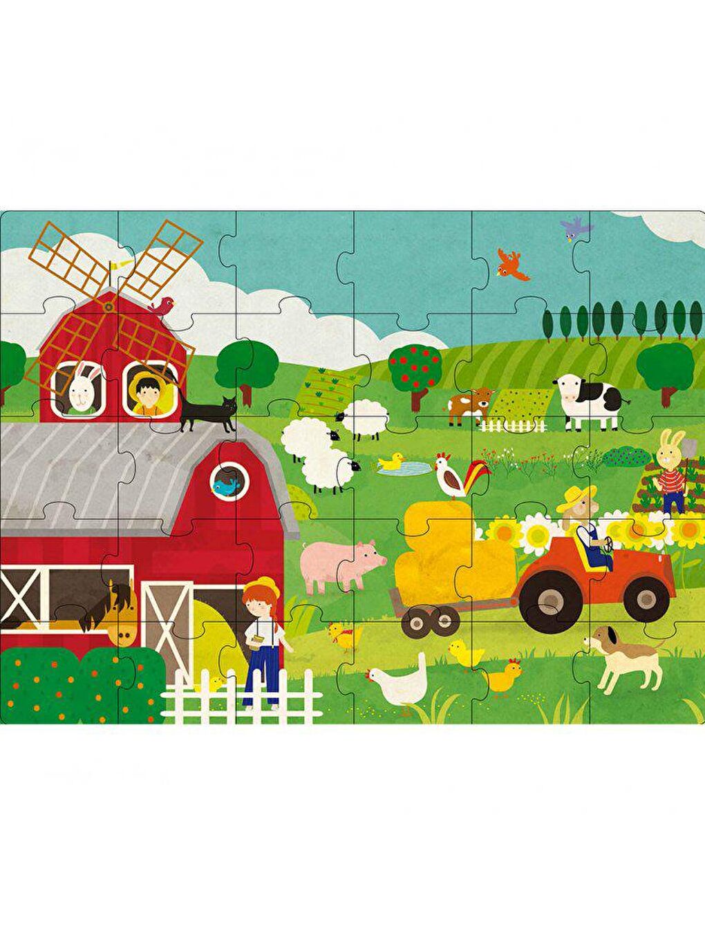 Sassi Renksiz The Farm Giant Puzzle - 1