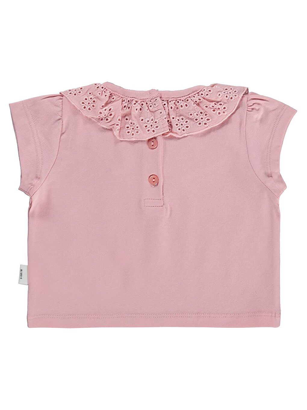 Baby Yaka Brodeli 6-18 Ay Tişört - Pembe 9-12 Ay-1