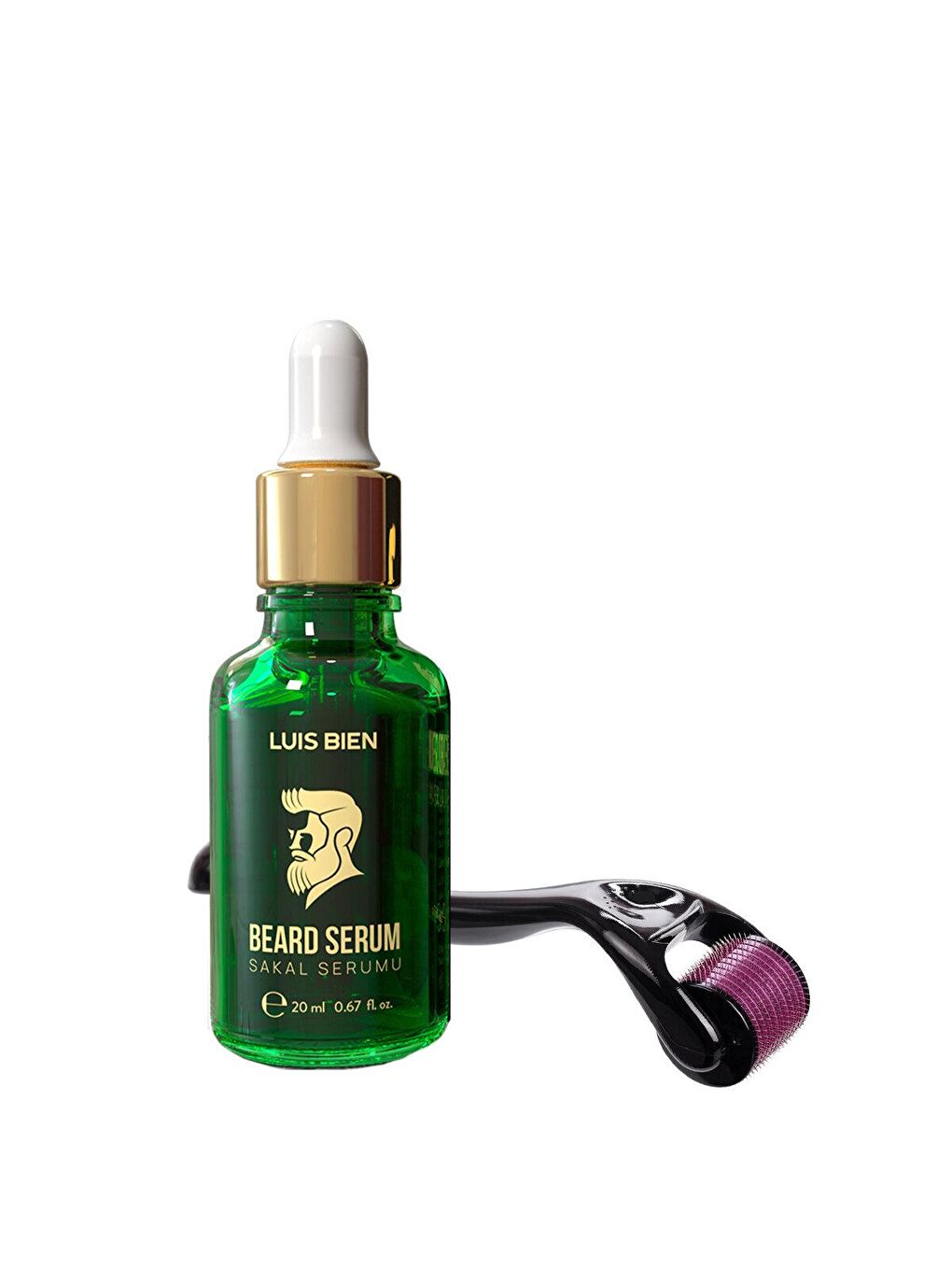 Luis Bien Sakal Güçlendirici Set (Yeşil Serum + Dermaroller) - 1