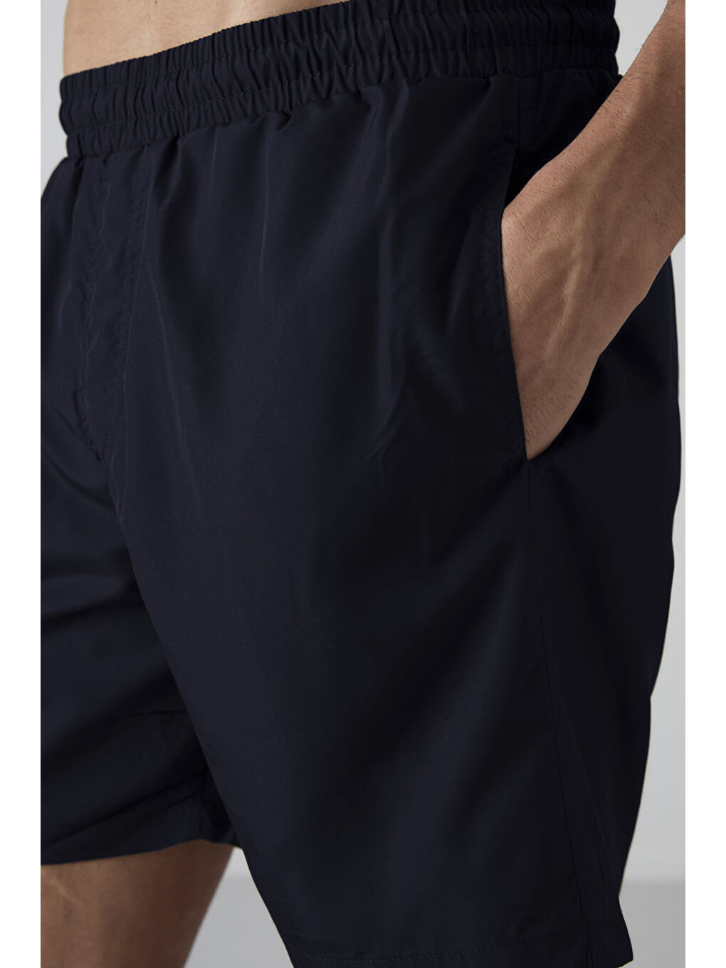 Lacivert Hızlı Kuruyan Standart Fit Erkek Deniz Şortu - 81237-2