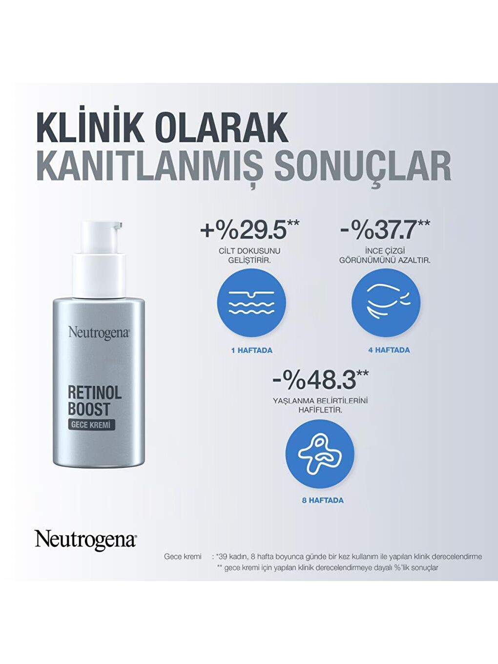 Neutrogena Retinol Boost Yaşlanma Karşiti Gece Kremi 50 ml - 2