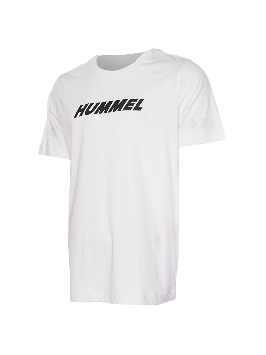 Hummel Elemental Logo Pamuk Erkek Beyaz Yuvarlak Yaka Tişört - 3