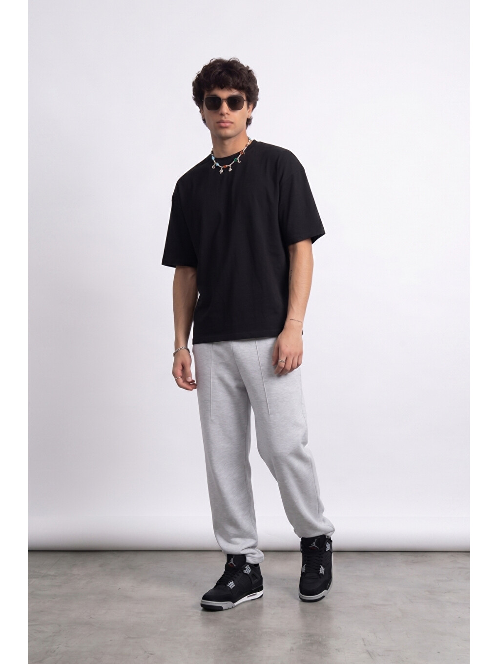 Erkek Boxy Shazam Siyah Premium T-Shirt-3