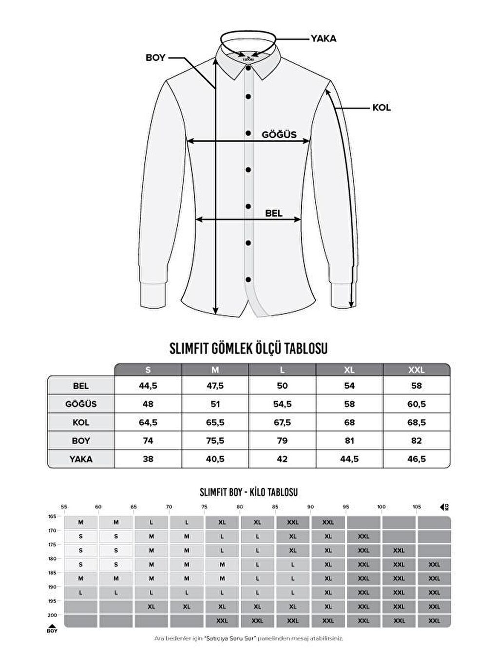 TUDORS Antrasit Slim Fit Düğmeli Yaka Pamuklu Kolay Ütü Düz Erkek Gömlek - 4