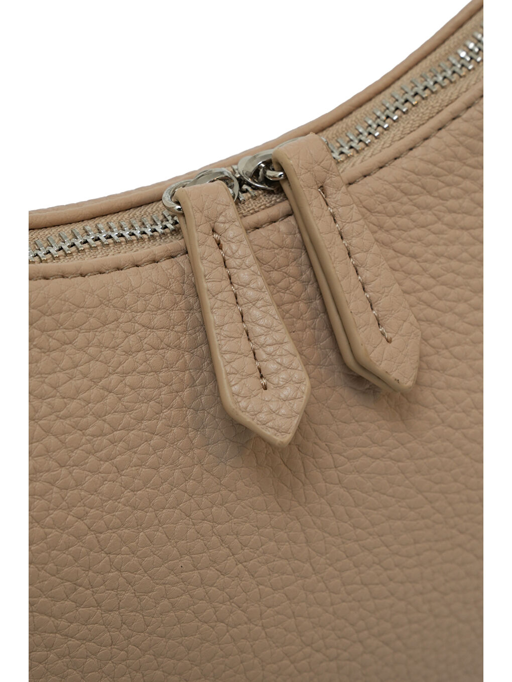 Bej Püskül Detaylı Kadın Omuz Çantası MB02-2