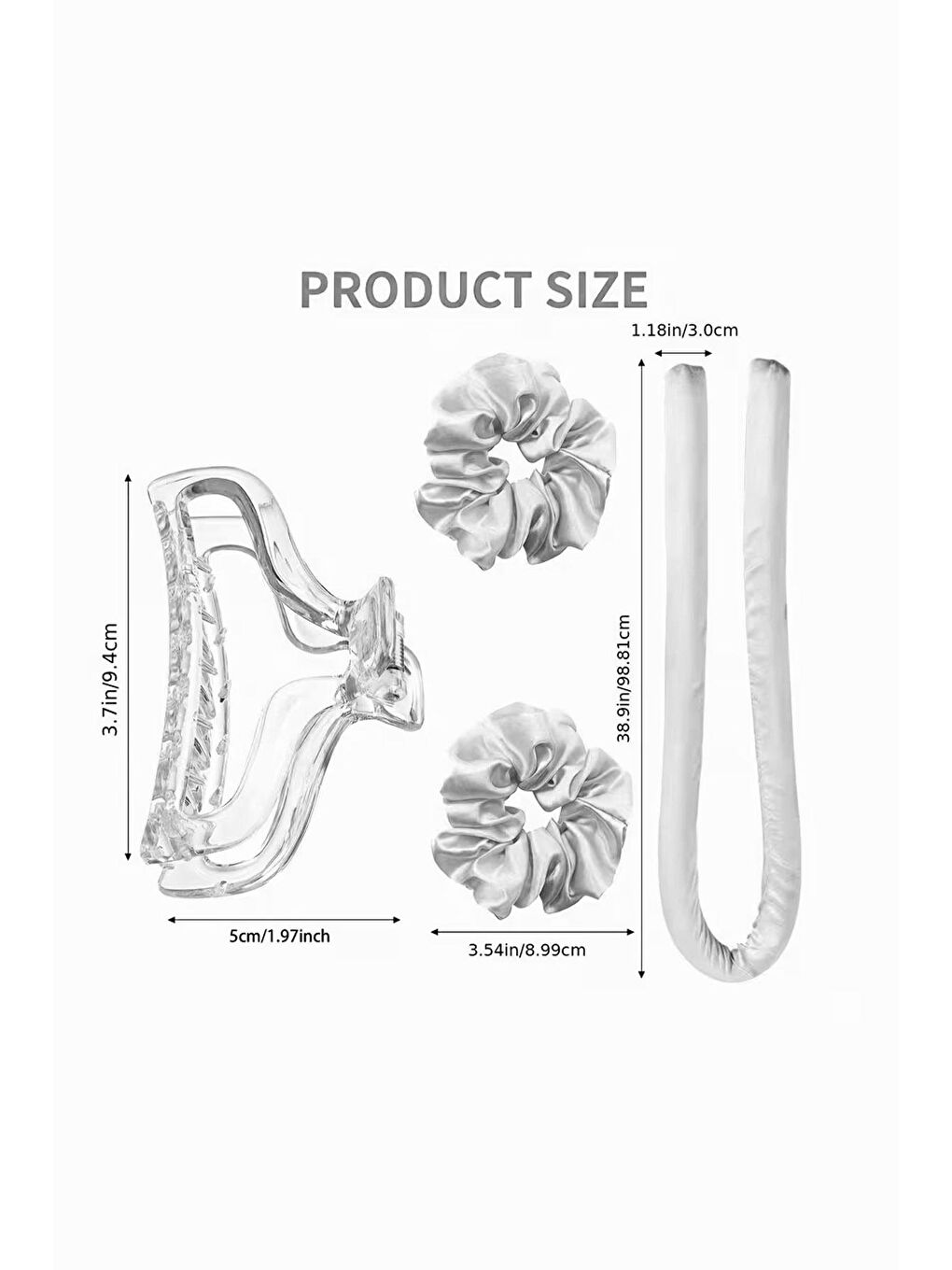 Lazy & Easy Saten Sosis Bigudili Isısız Saç Şekillendirme Seti-4