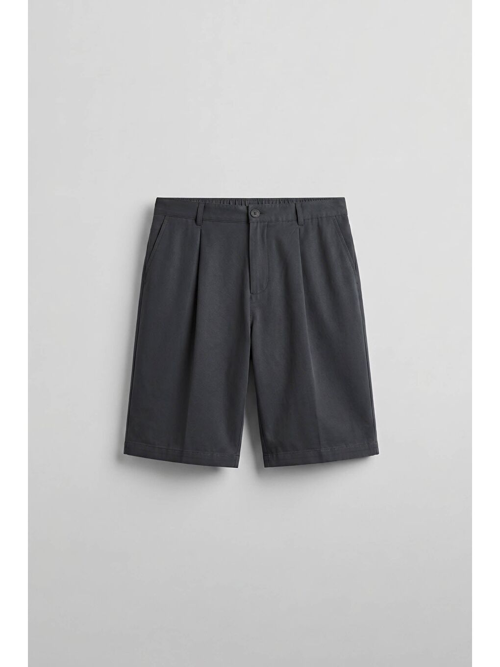 Erkek Baggy Kesim Modal Karışımlı Şort Siyah