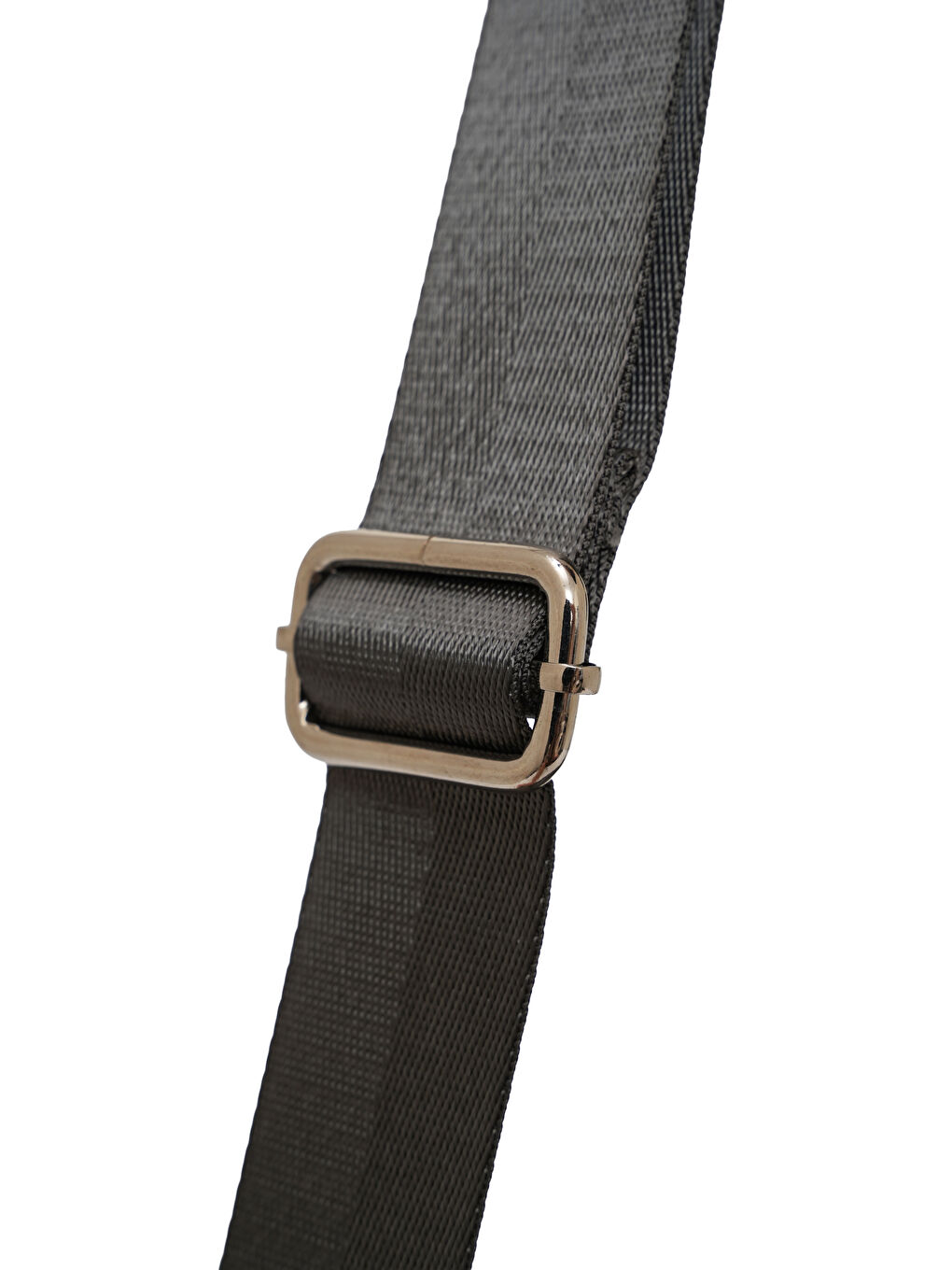 Gri Zincir Detaylı Fermuarlı Kadın Omuz Çantası MB15-3