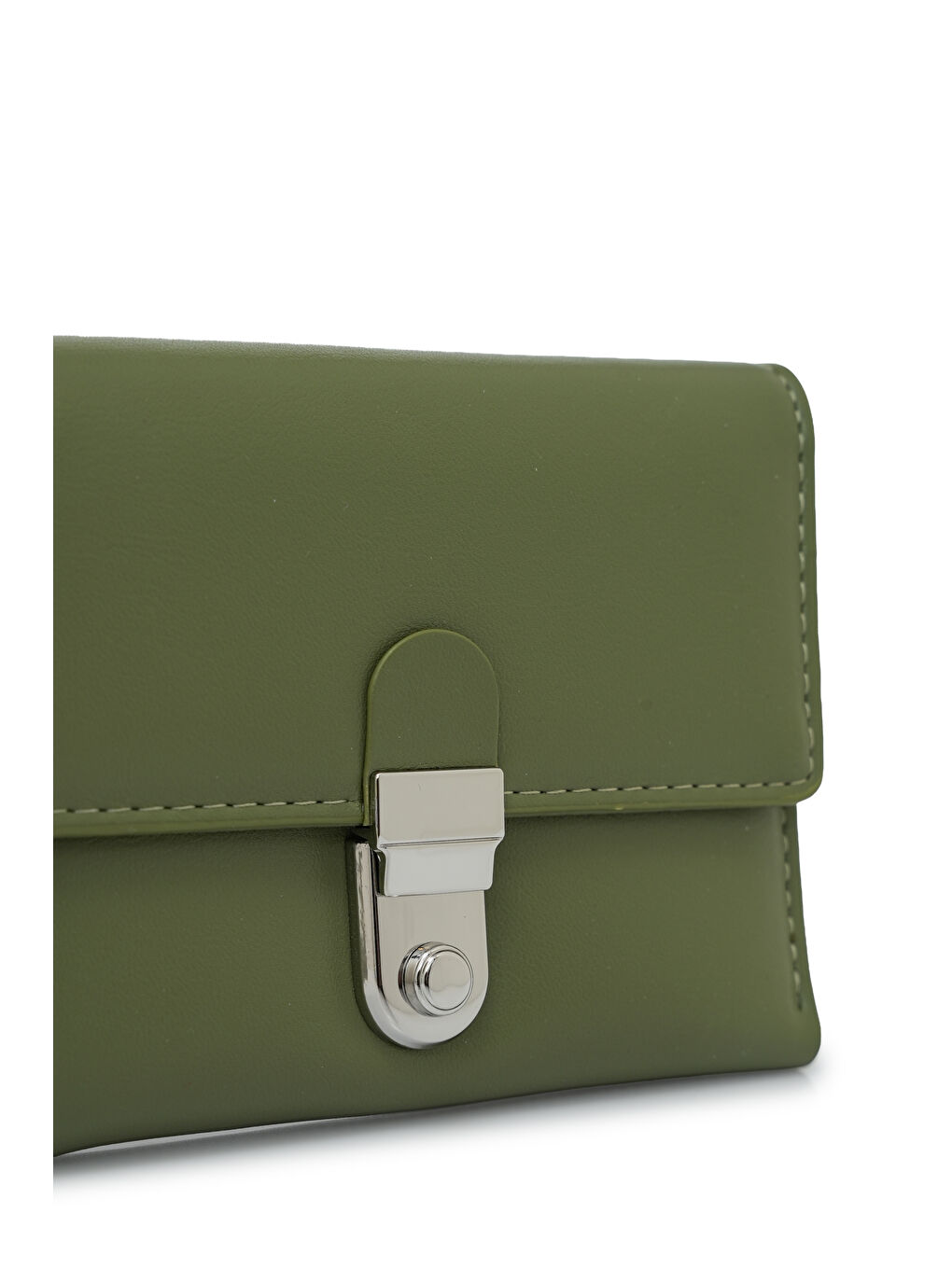 Yeşil Metal Kapaklı Kadın Cüzdanı MW08-2