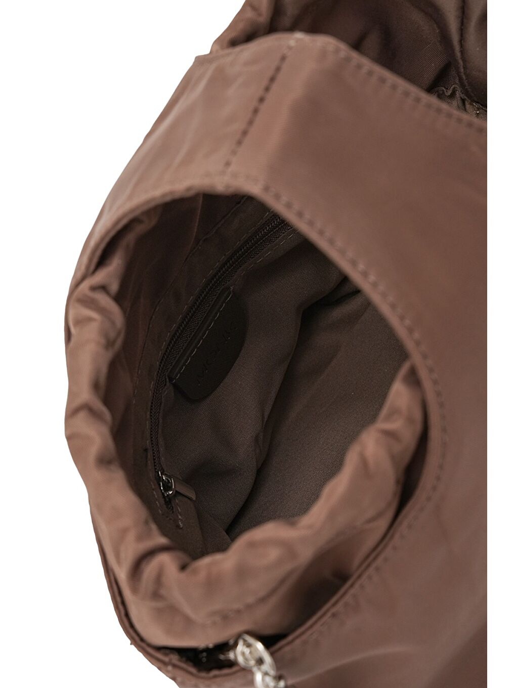 Bej Zincir Detaylı Kadın Omuz Çantası MB17-3