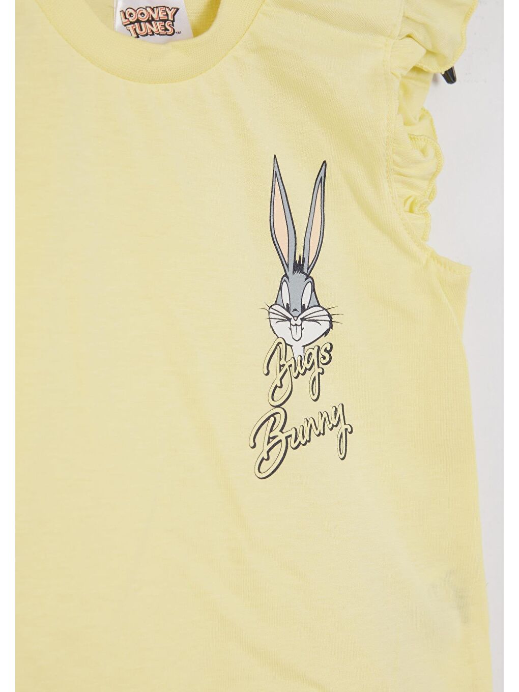 Gri Looney Tunes Kız Bebek Salopet Takım 21887-1