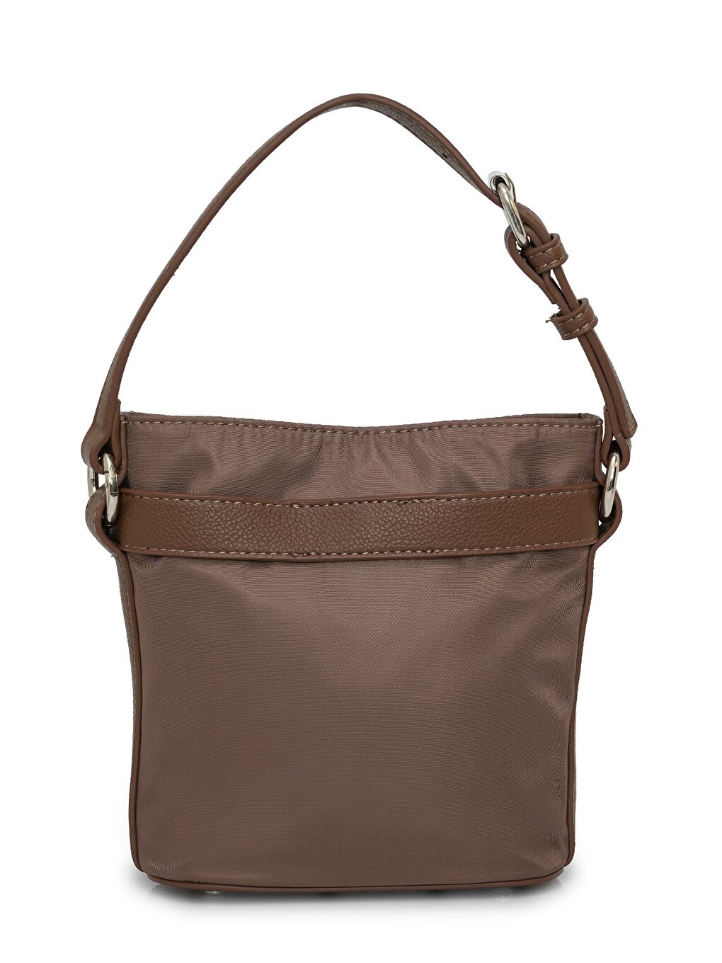 Bej Zincir Detaylı Çapraz Askılı Kadın Çanta MB16-6