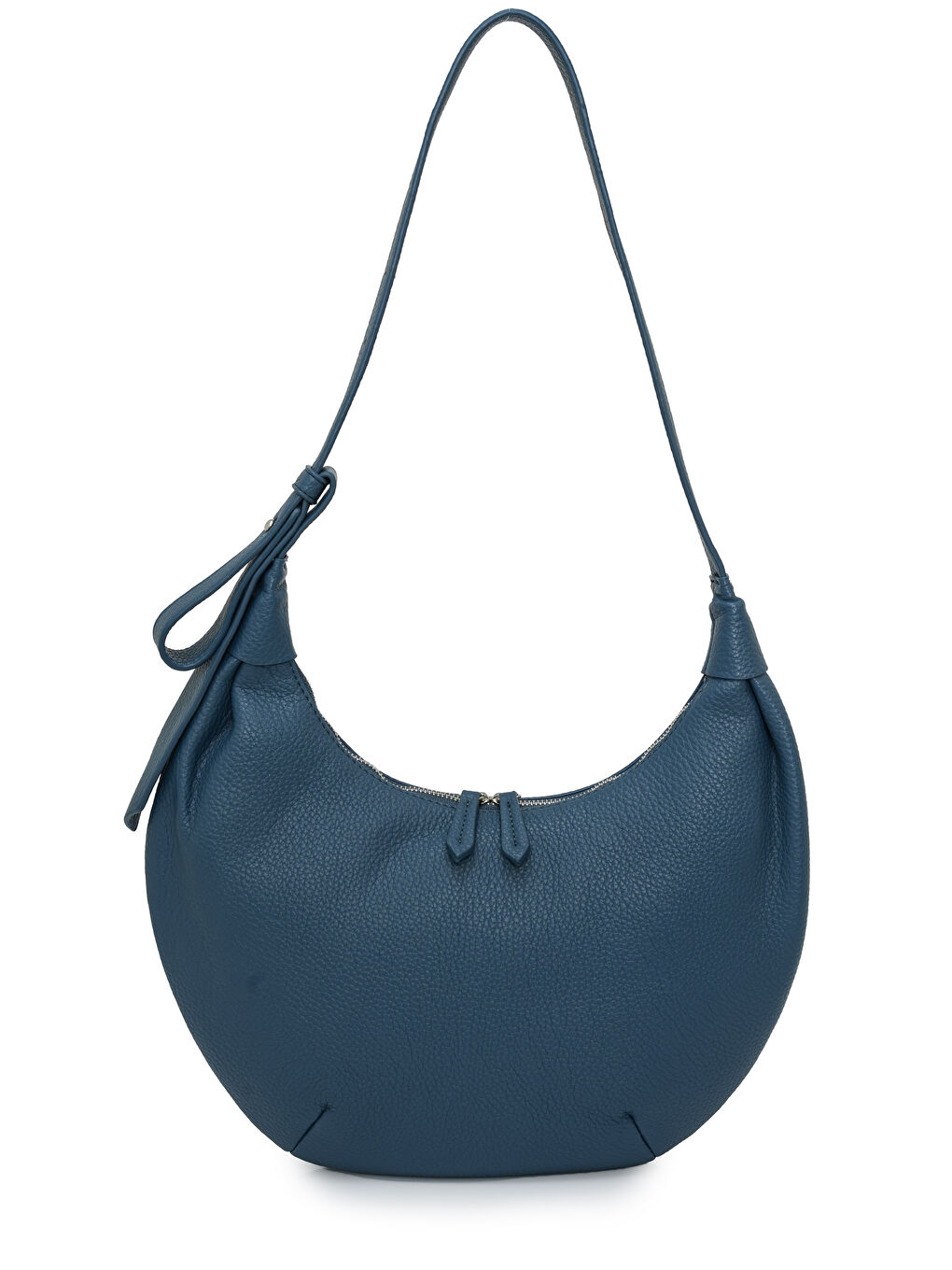 Mavi Püskül Detaylı Kadın Omuz Çantası MB02