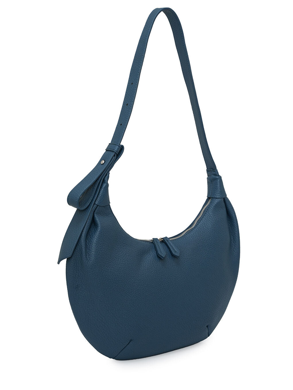 Mavi Püskül Detaylı Kadın Omuz Çantası MB02-1