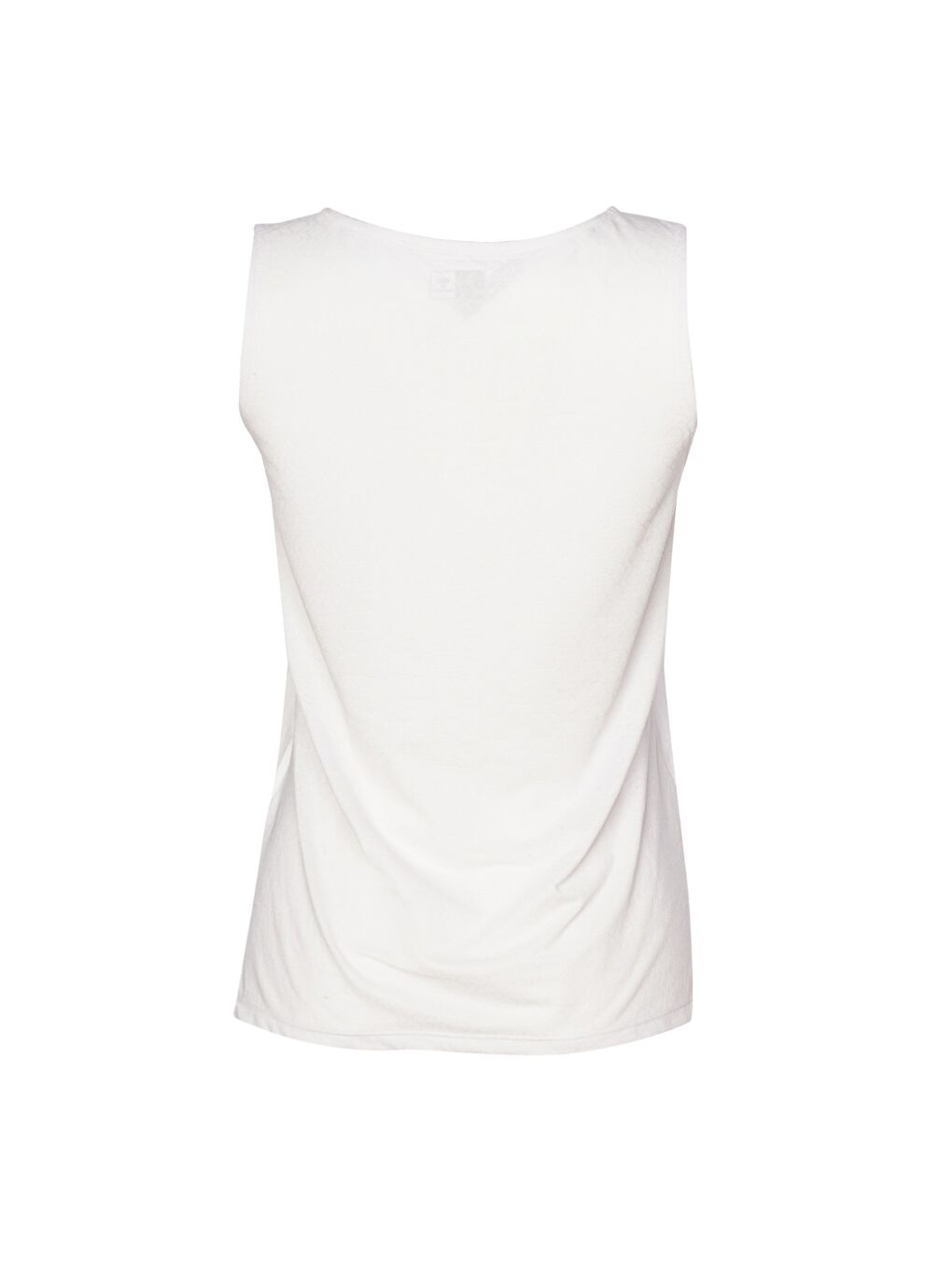 Fiona Kadın Beyaz Yuvarlak Yaka Atlet-2