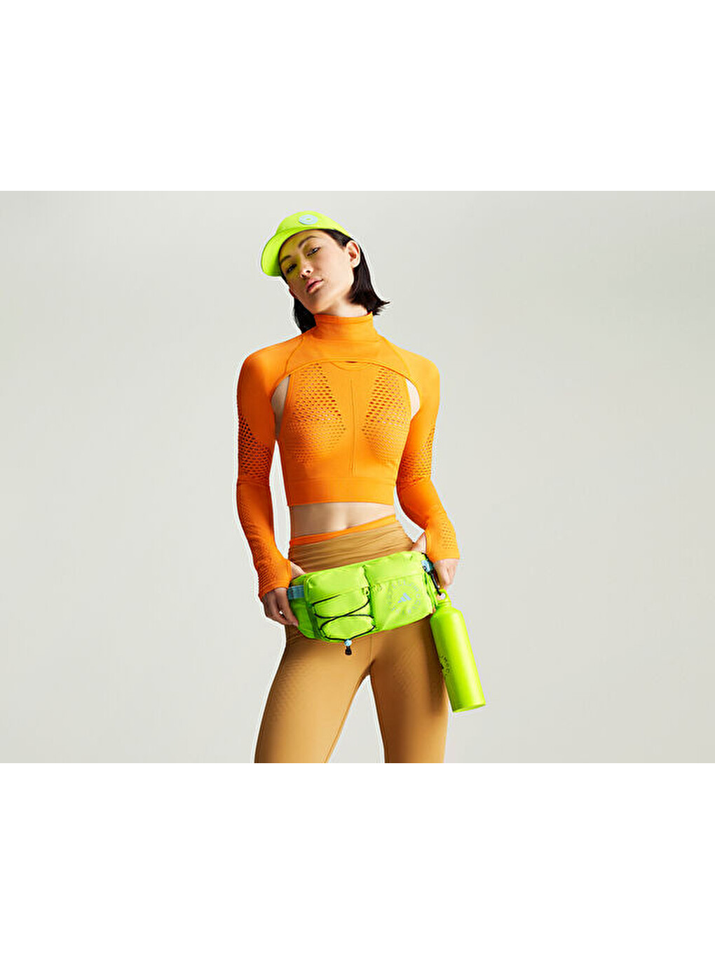By Stella Mccartney Tst S Tank Kadın Antrenman Atleti Je4083 Turuncu-9