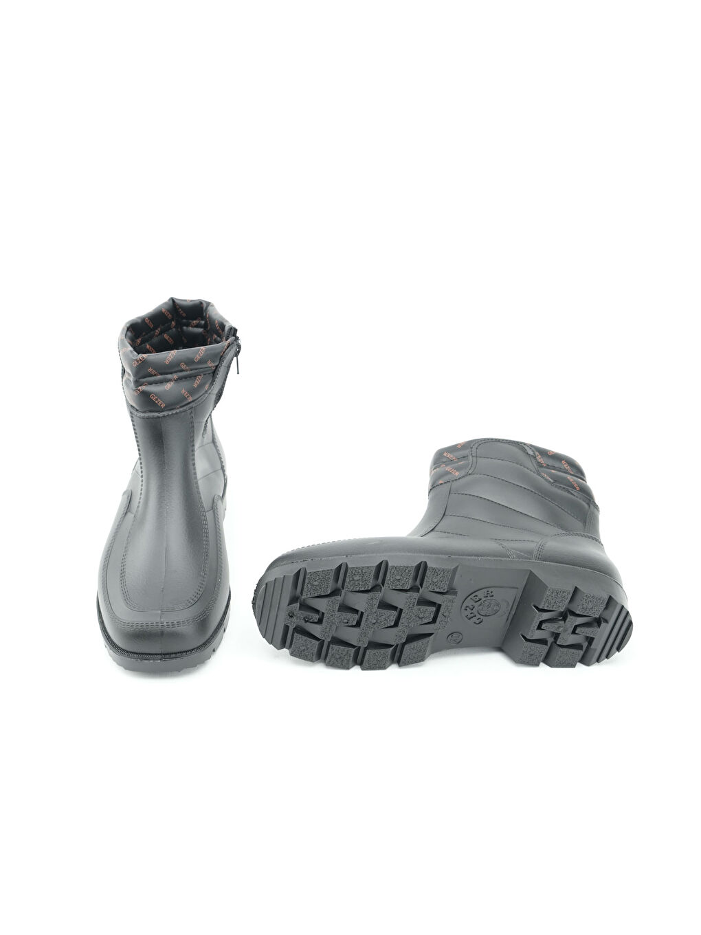 Siyah Kışlık Erkek Fermuarlı İçi Sıcak Astarlı Kar Bot Çizme-4