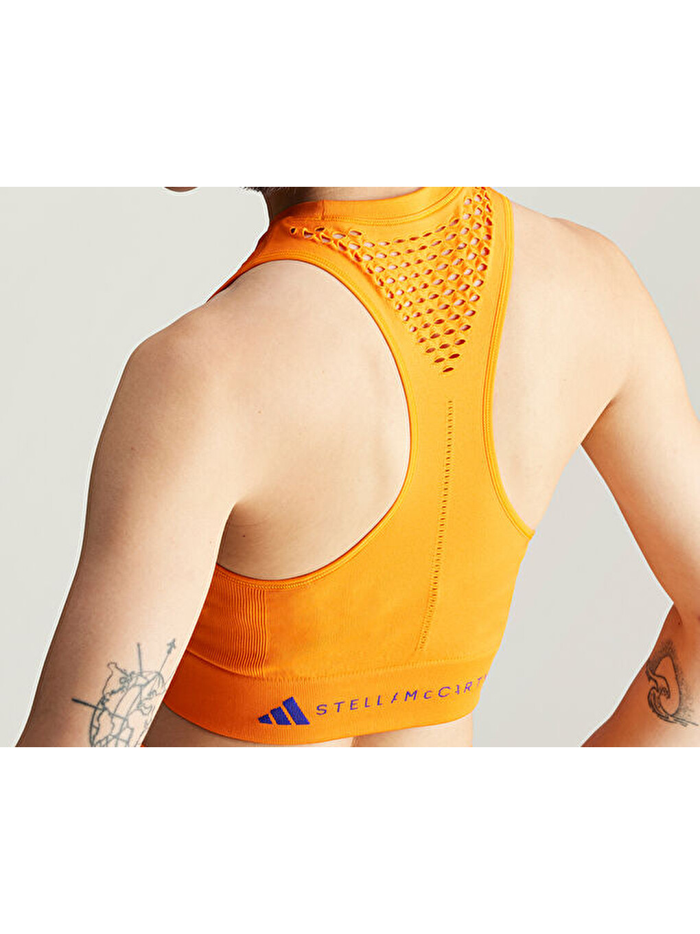 By Stella Mccartney Tst S Tank Kadın Antrenman Atleti Je4083 Turuncu-11
