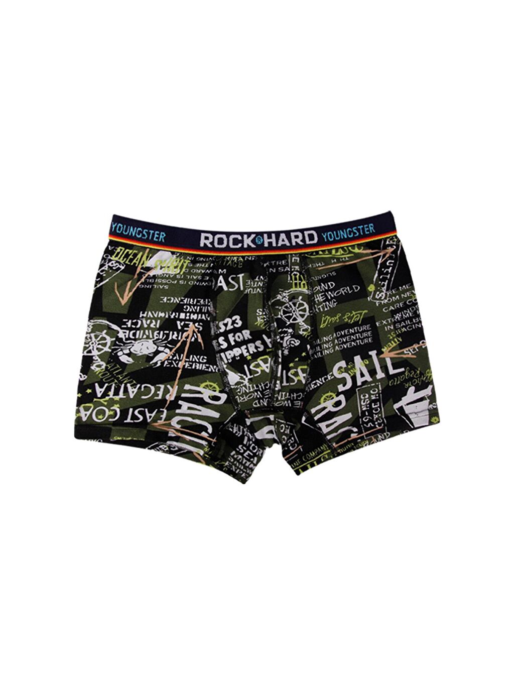 Karışık Erkek Çocuk Pamuklu Likralı Boxer 5'Li Paket-2