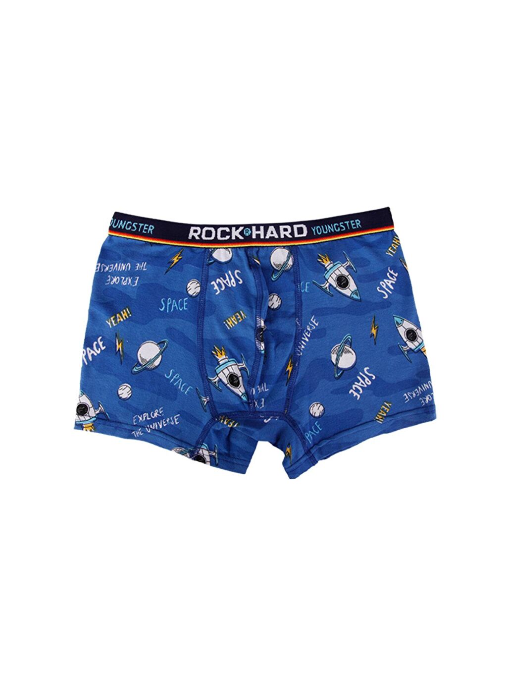 Karışık Erkek Çocuk Pamuklu Likralı Boxer 5'Li Paket-4