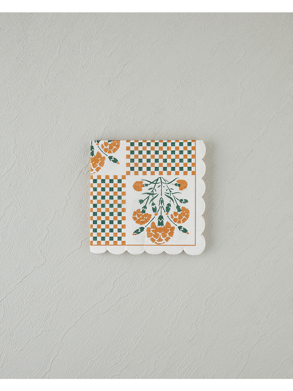 Retro Botanique 20'li Kağıt Peçete 33x33 cm Yeşil