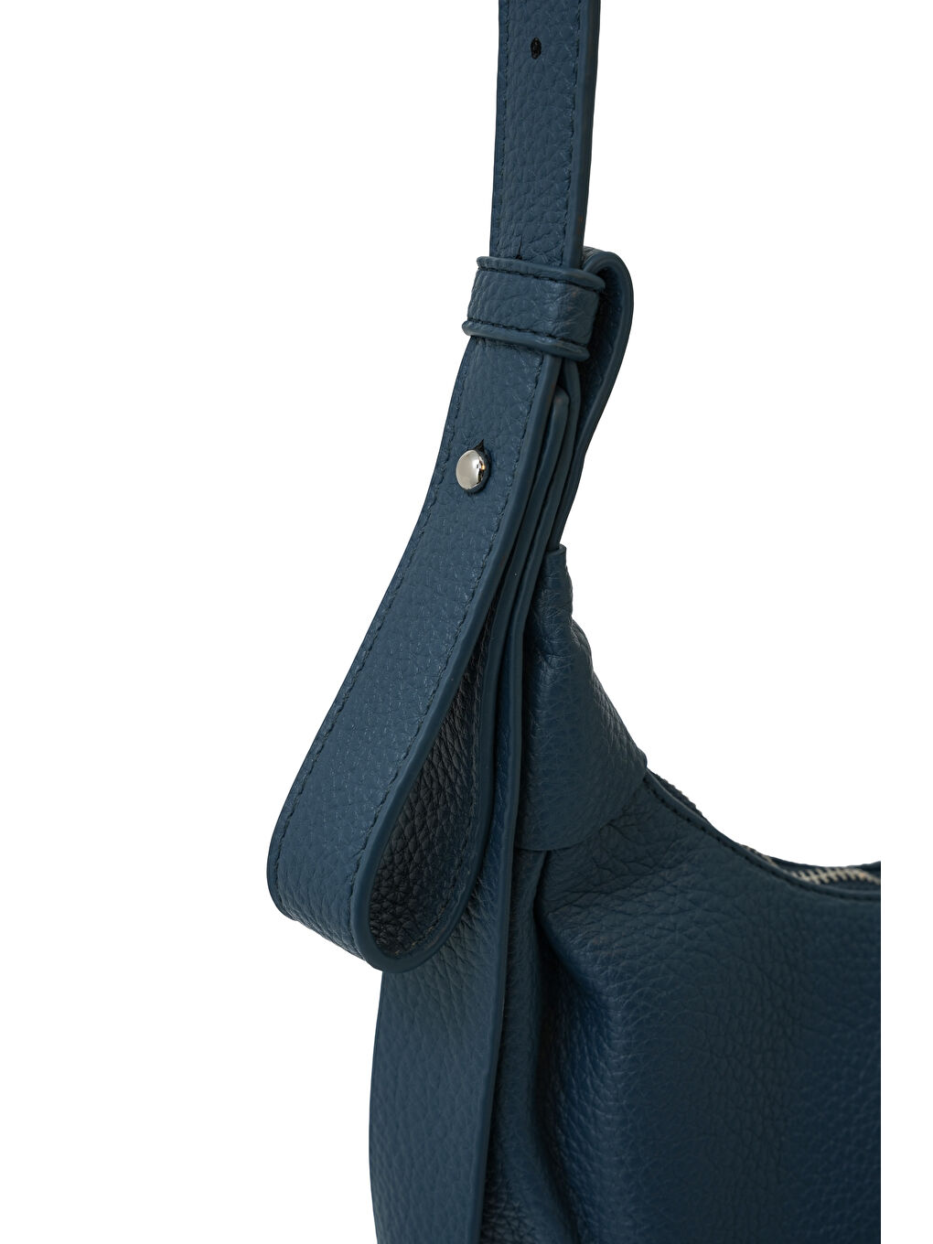 Mavi Püskül Detaylı Kadın Omuz Çantası MB02-3