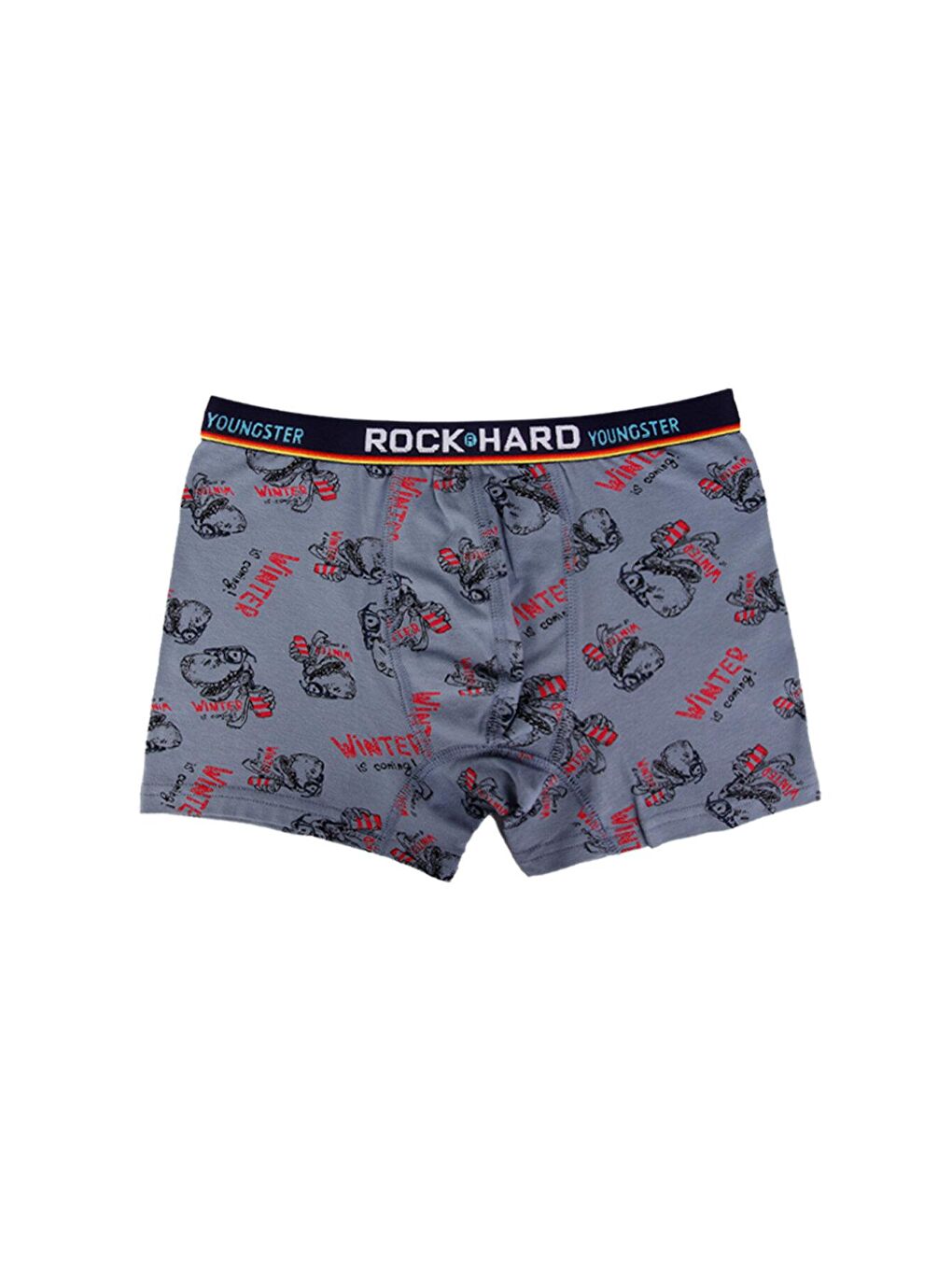 Karışık Erkek Çocuk Pamuklu Likralı Boxer 5'Li Paket-5