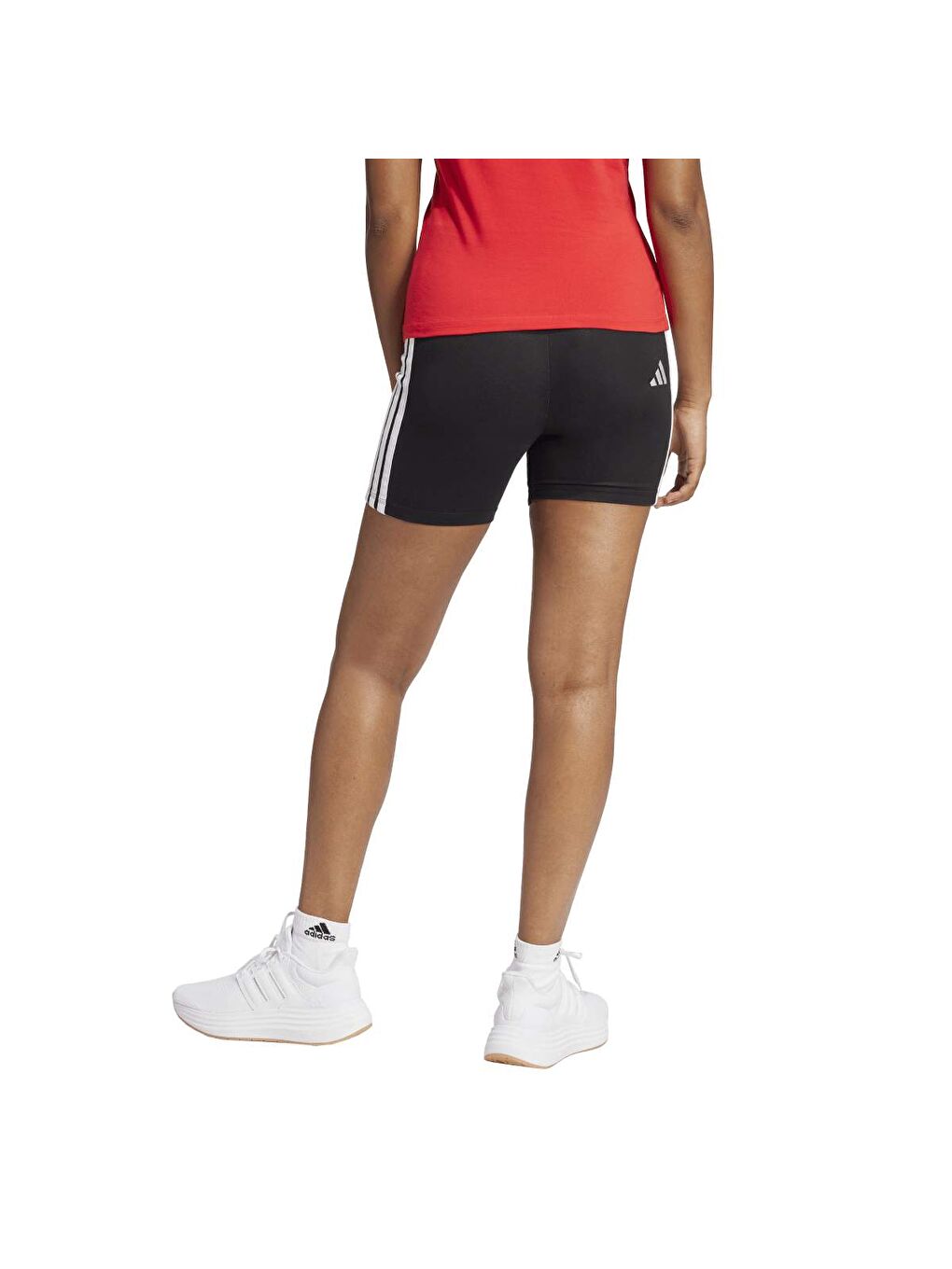 3-Stripes Sj Bk 1/2 Kadın Siyah Tayt-1