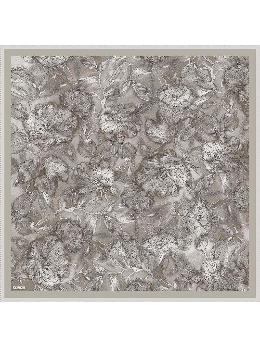 Bej Saf İpek Sura Eşarp 9409D 83-3