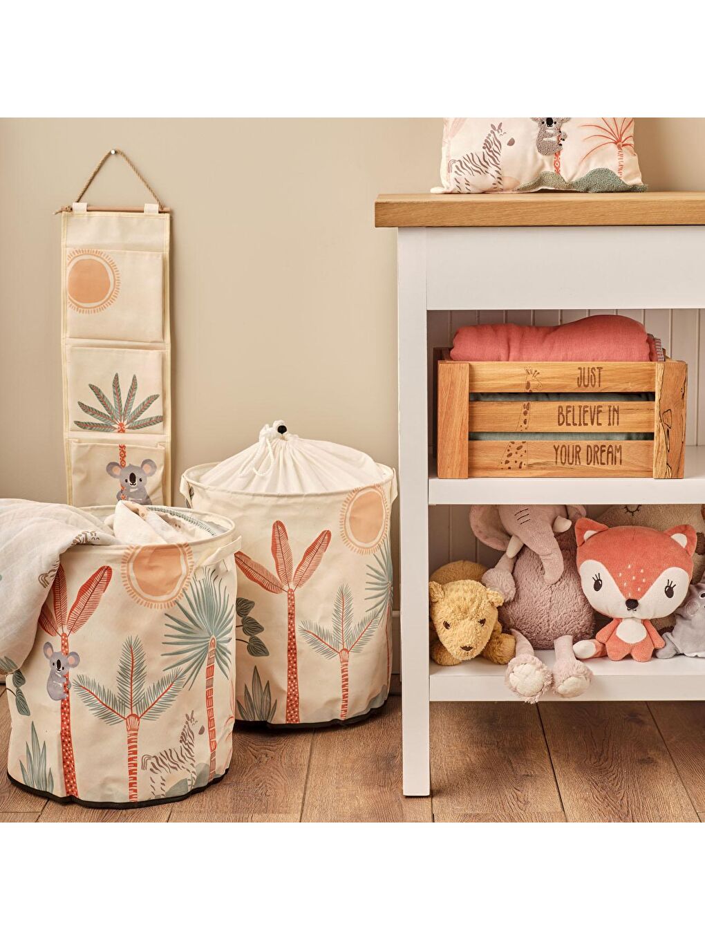 Bella Maison Yeni Naturel Giraffe Organizer Kutu - 1