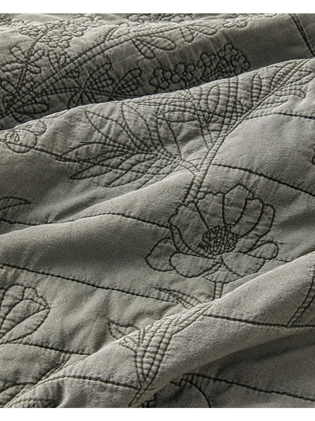 Belle Bloom Çift Kişilik Yatak Örtüsü Takımı 200x220 cm Yeşil-3