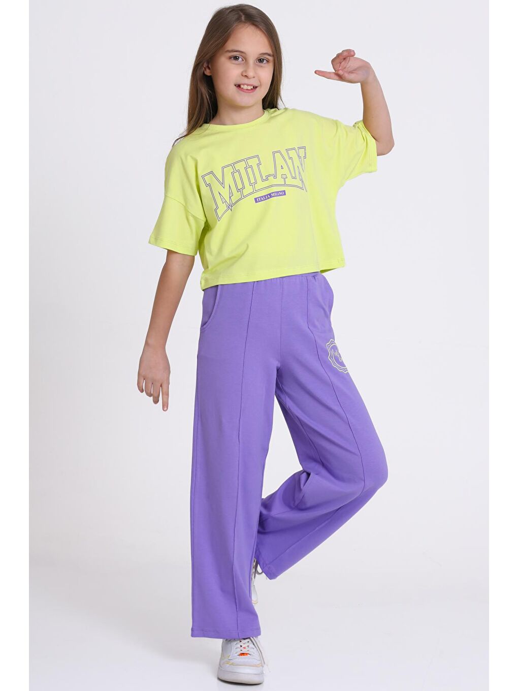 Sarı Milan Baskı 5-9 Yaş Takım - 2424-1-2