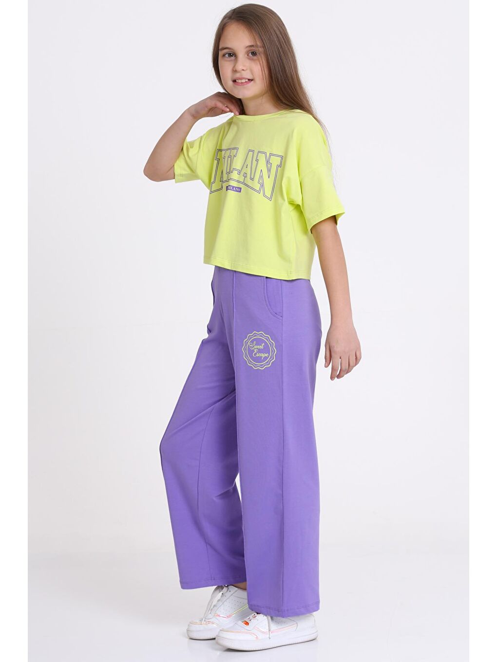 Sarı Milan Baskı 5-9 Yaş Takım - 2424-1-3