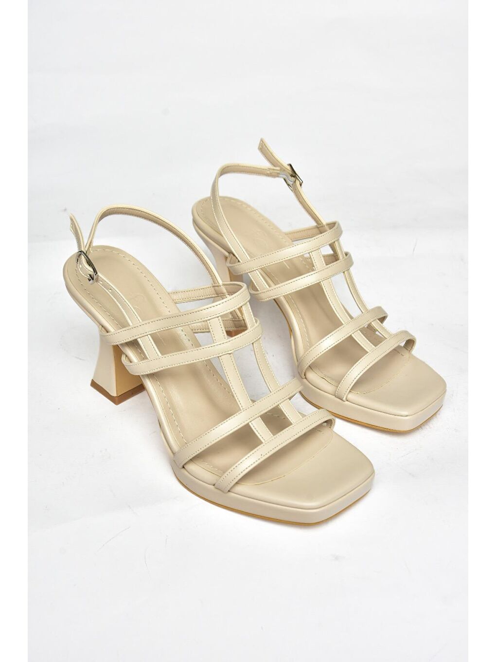 Bej S5693160 Ten Kadın Topuklu Ayakkabı-2