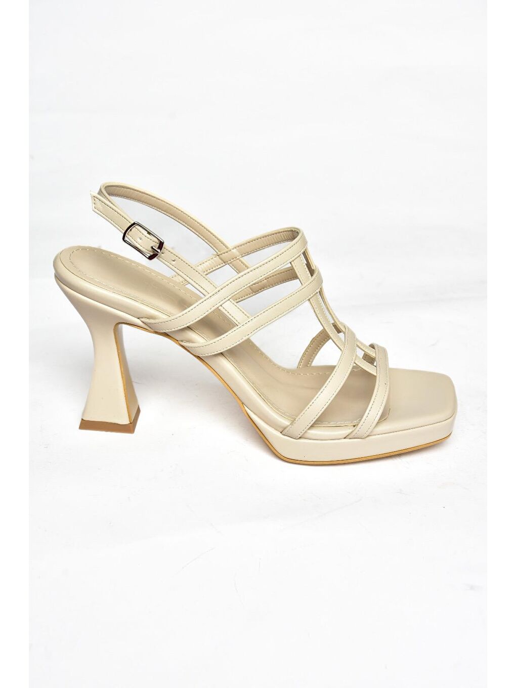 Bej S5693160 Ten Kadın Topuklu Ayakkabı