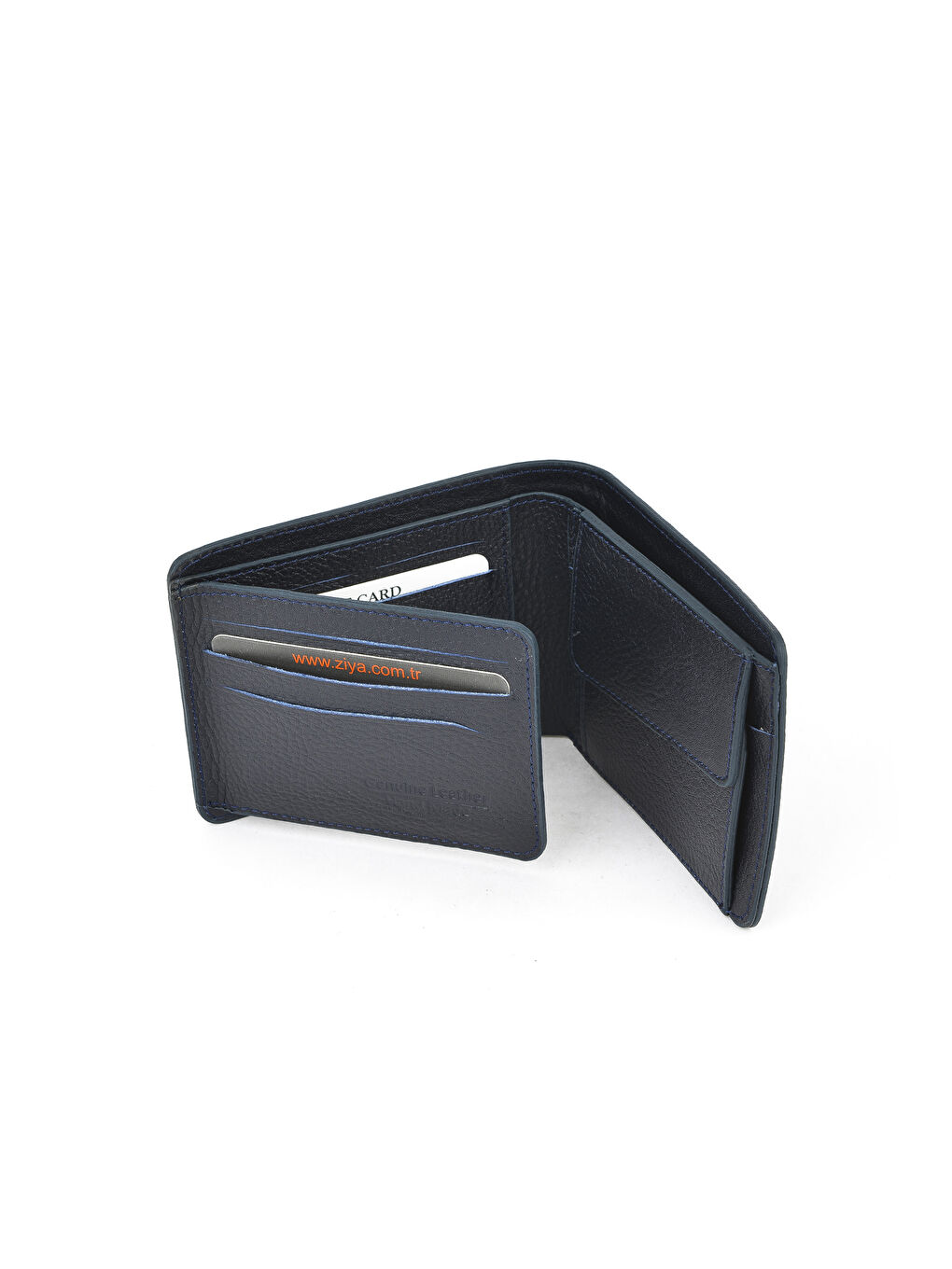 Erkek Hakiki Deri Cüzdan 1519841ZYF08 Lacivert-1