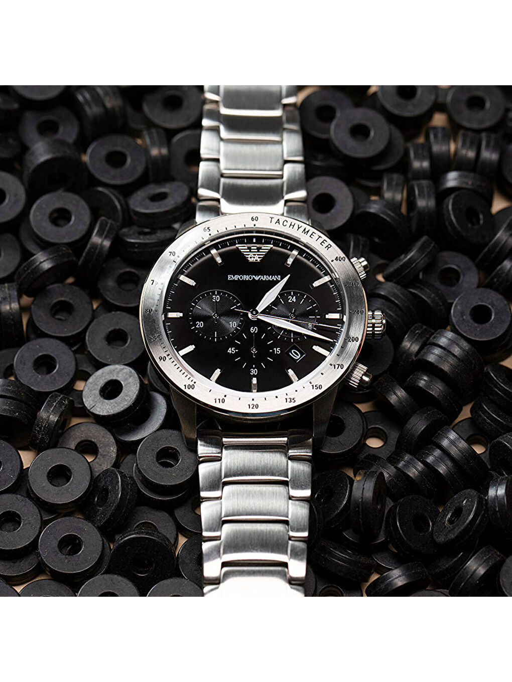 Gri AR11241 Erkek Kol Saati-3