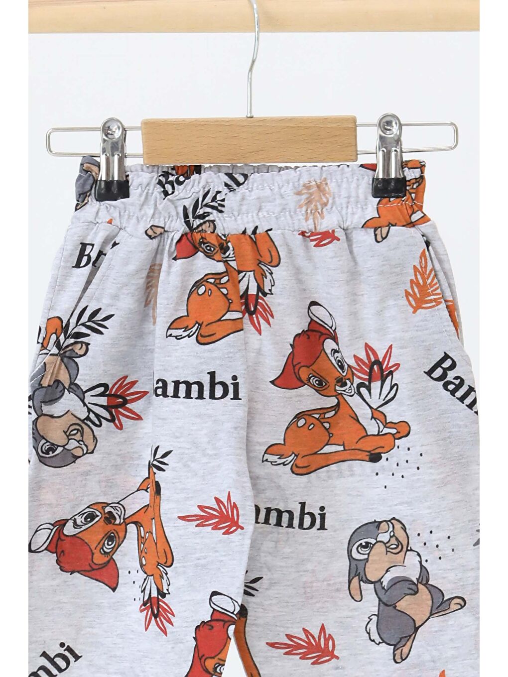 Erkek Çocuk Gri Baskılı Şort - 27316-1