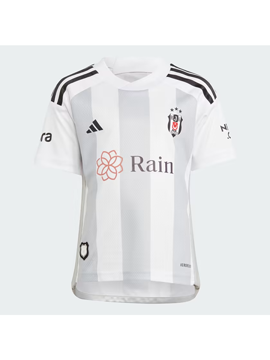 Beyaz Beşiktaş Home Minikit Çocuk Yuvarlak Yaka Forma-1