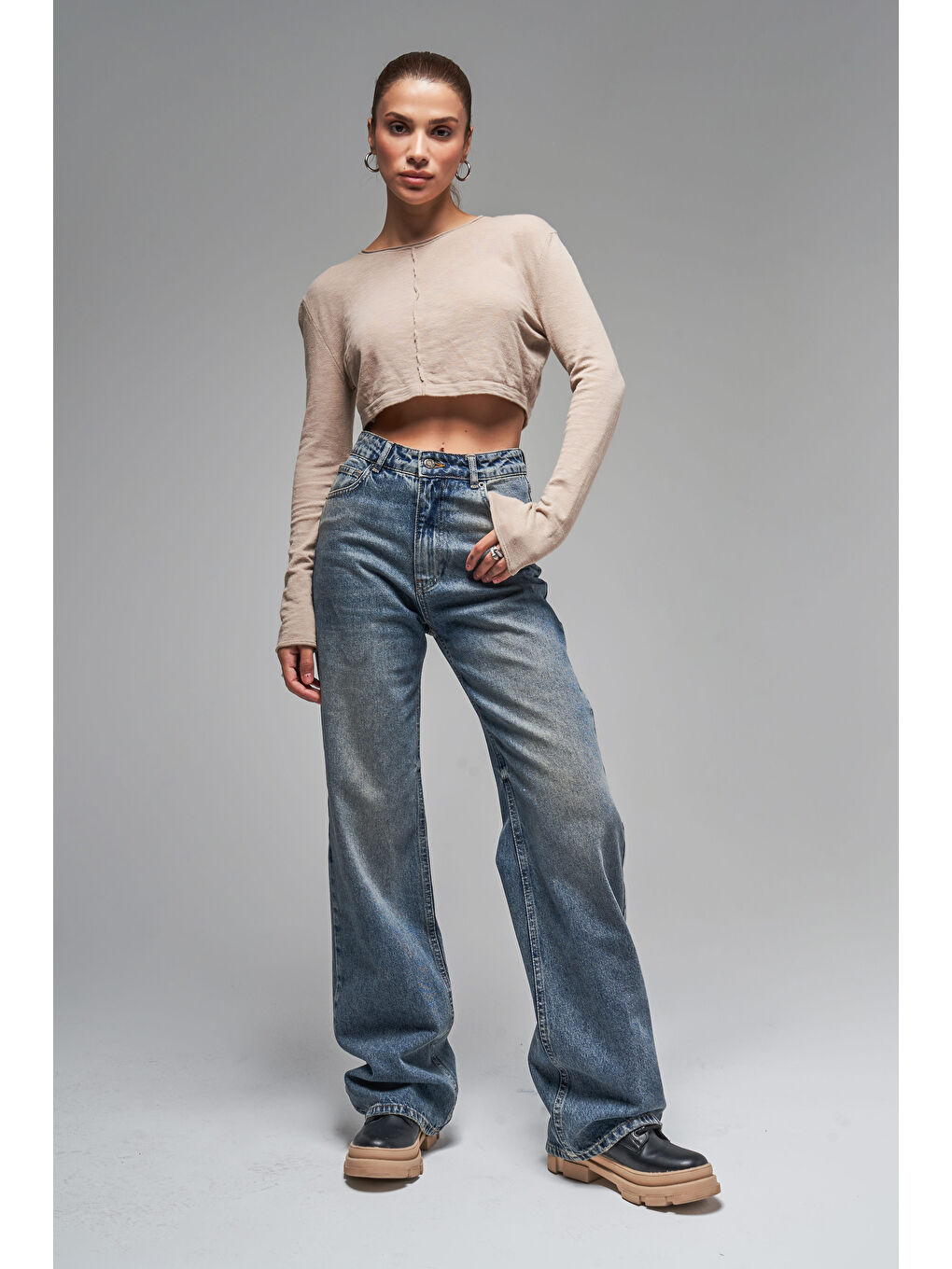 Mavi Kadın T.Kot Rengi Doris 31w467 Straight Fit %100 Pamuk Denim