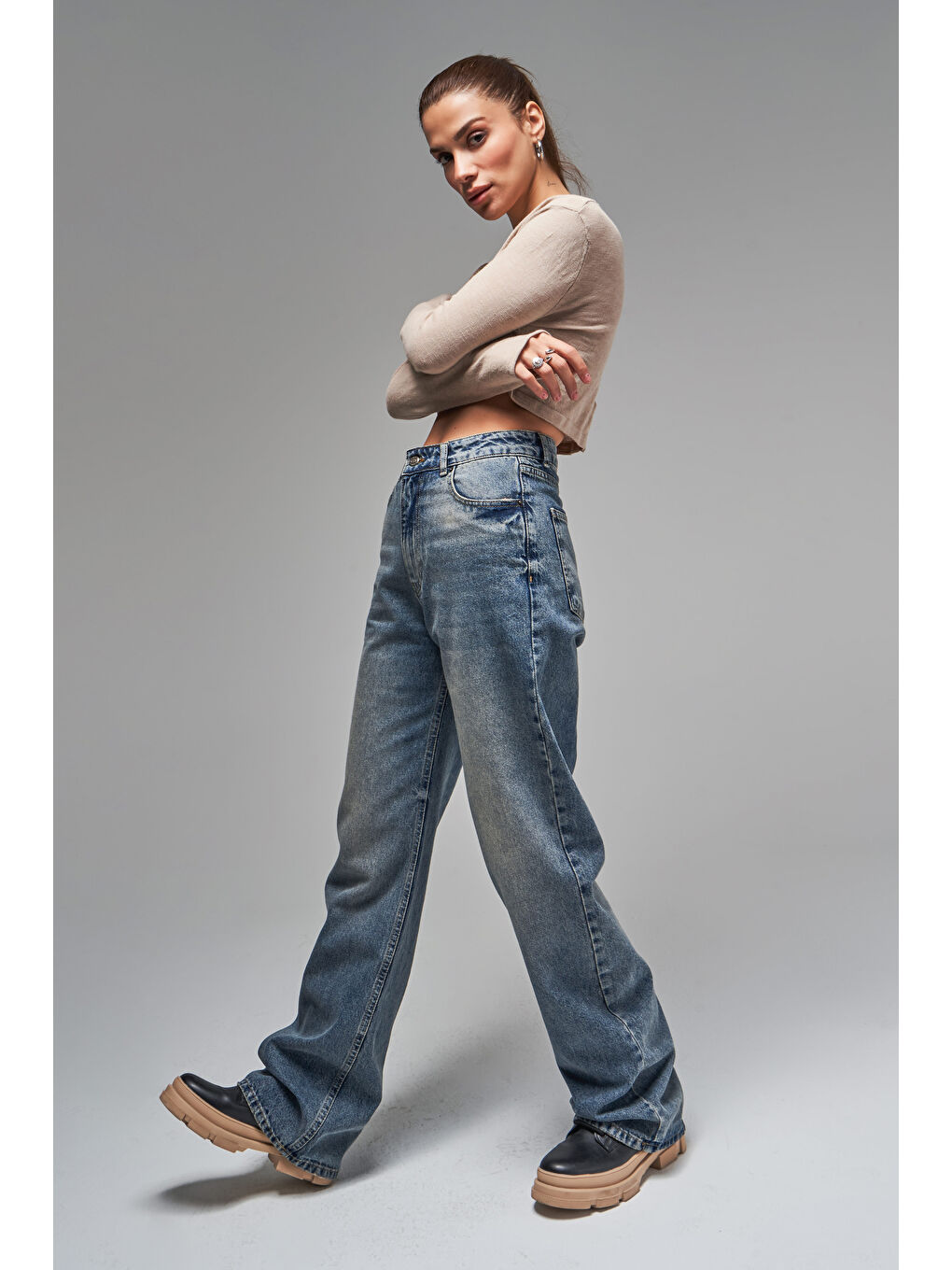 Mavi Kadın T.Kot Rengi Doris 31w467 Straight Fit %100 Pamuk Denim-4