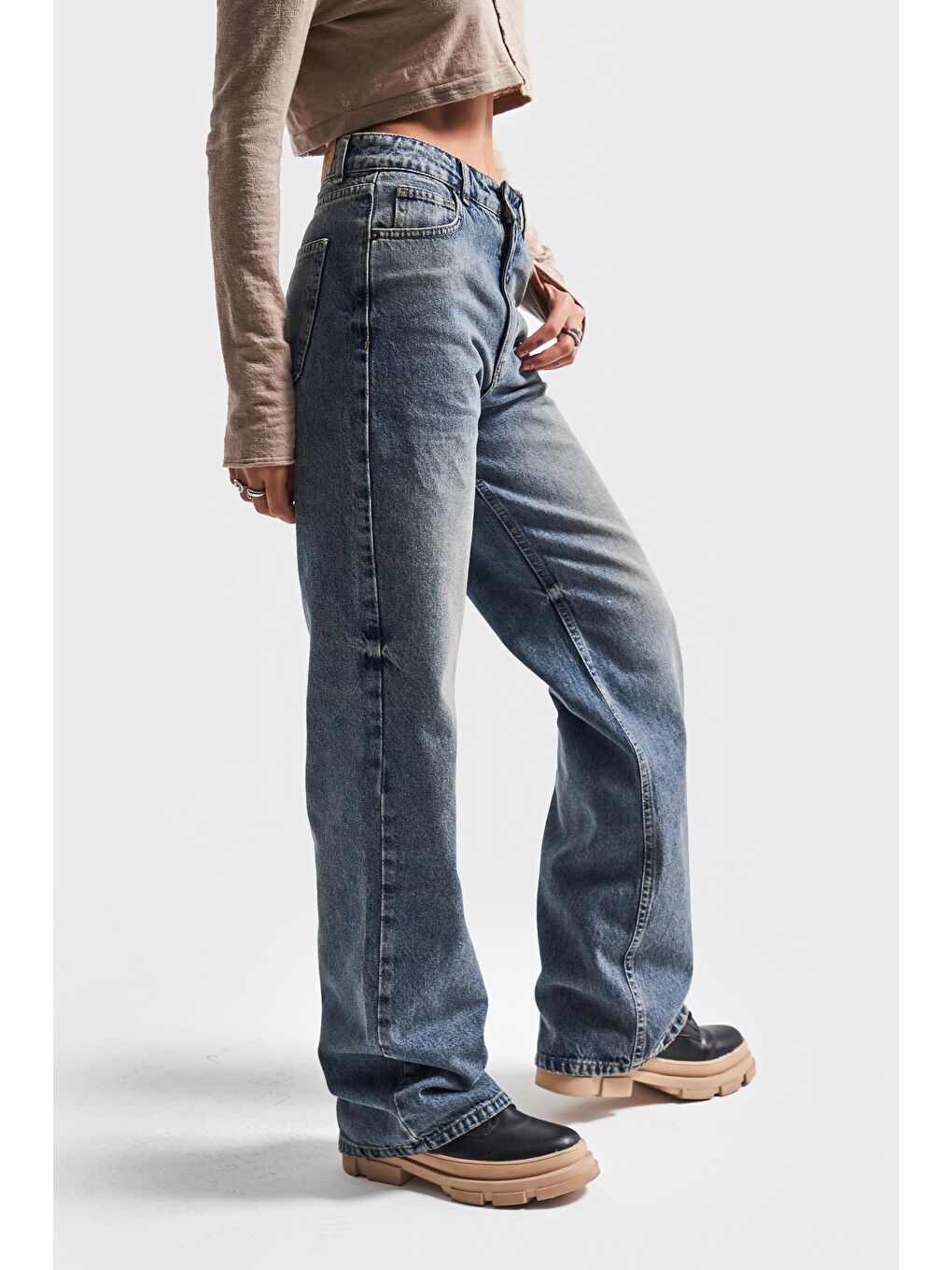 Mavi Kadın T.Kot Rengi Doris 31w467 Straight Fit %100 Pamuk Denim-5