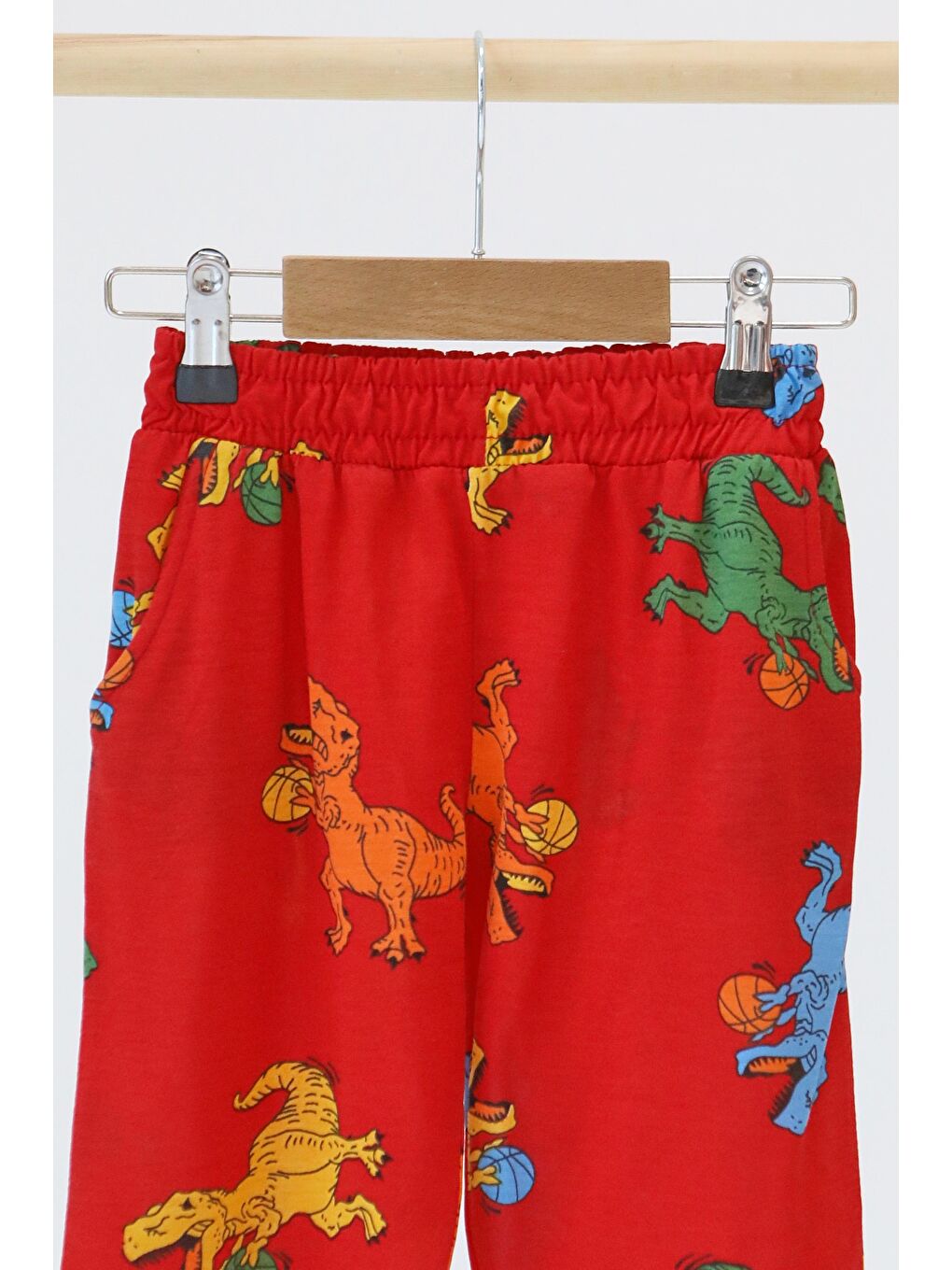 Kırmızı Erkek Çocuk Kirmizi Baskılı Şort - 27309-1