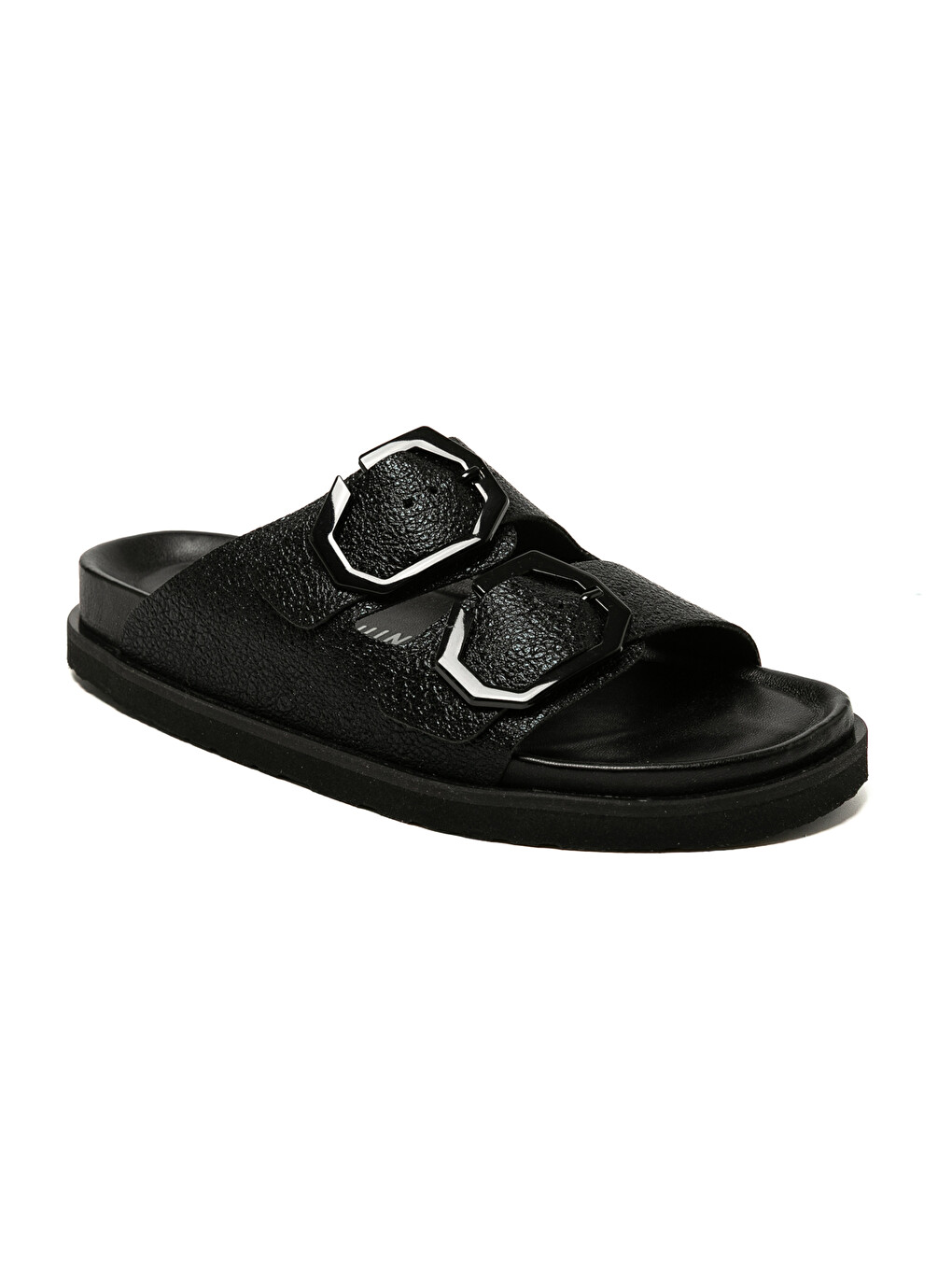 Siyah Kadın Terlik GALIA G106283 Vegan Black-1