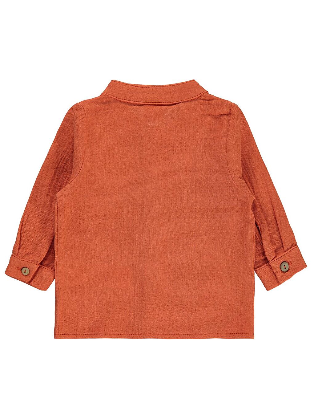 Kahverengi Baby Erkek Bebek Gömlek 6-18 Ay Tarçın-2