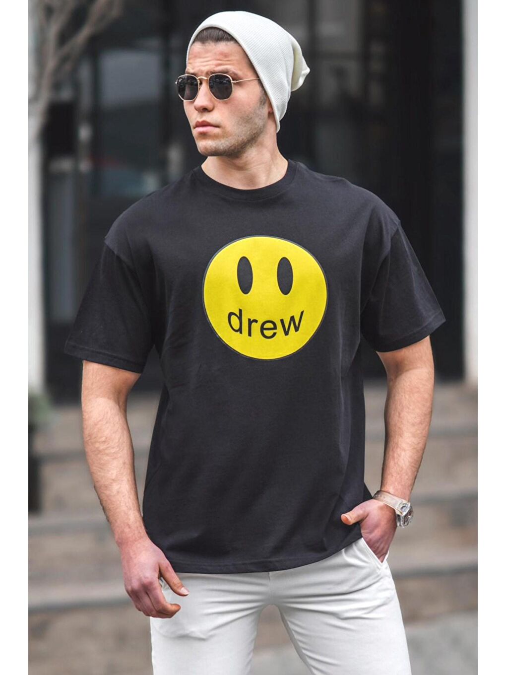 Siyah Erkek %100 Pamuk Tişört 5206