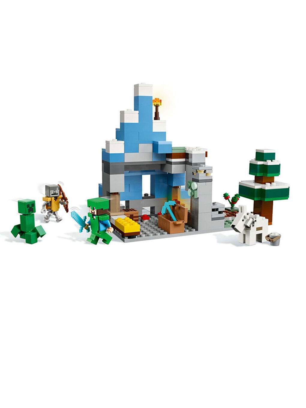 Lego Minecraft Donmuş Tepeler 21243 - 1